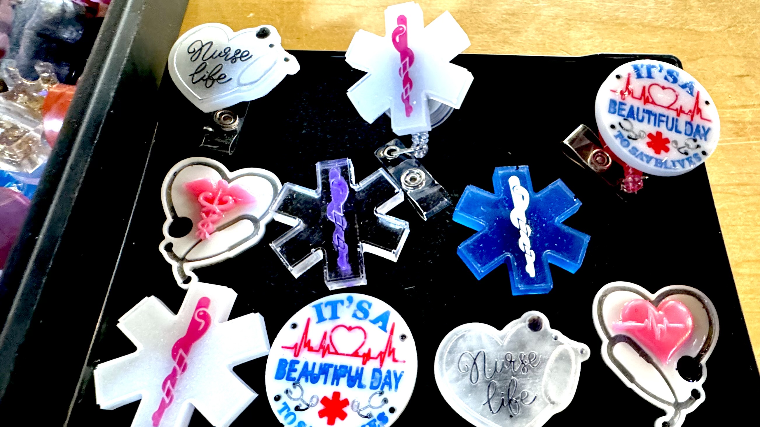 Decals and sticker work from Sparkle Fire Design Studio