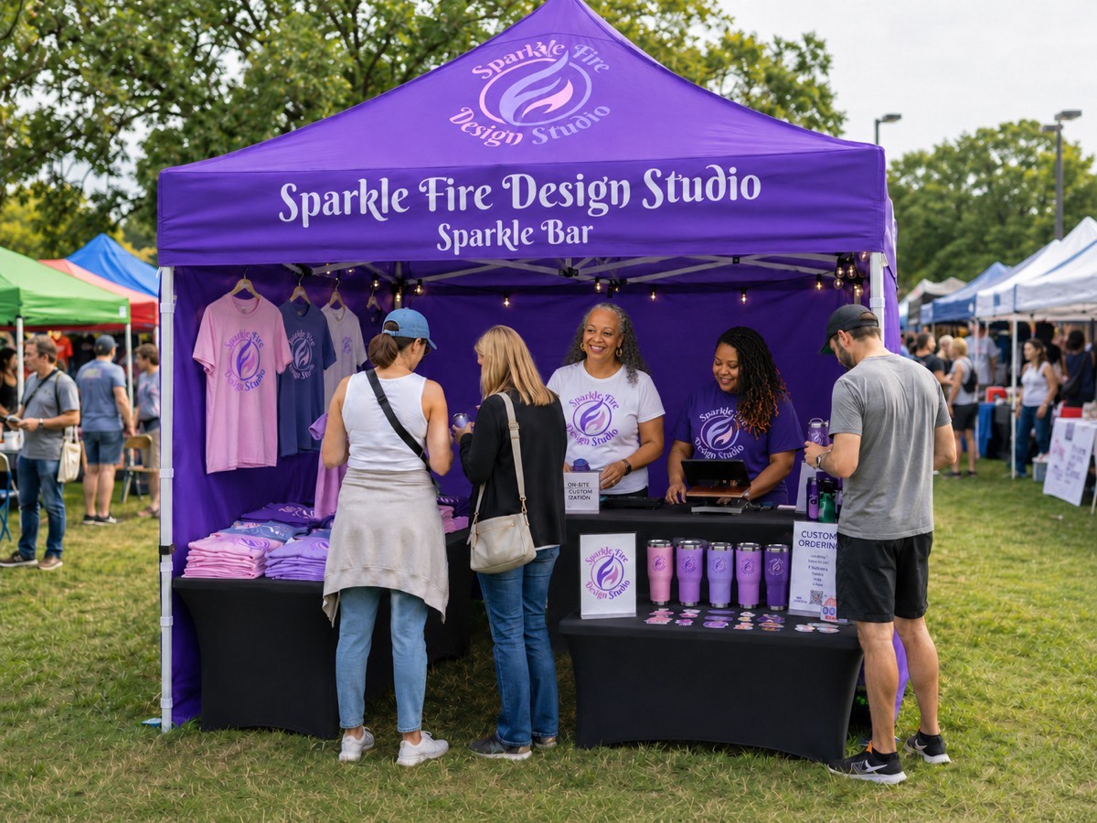 Pop-Up Merch Booths